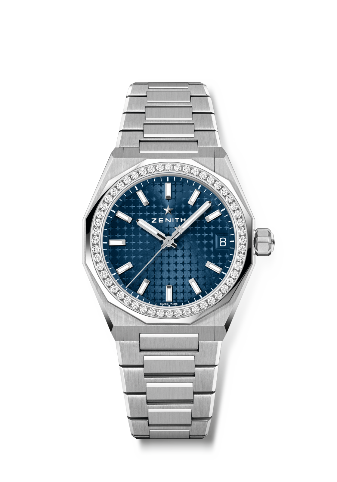 Zenith DEFY SKYLINE 36 mm Blue Dial with Diamonds Stainless Steel Bracelet 16.9400.670/51.I001