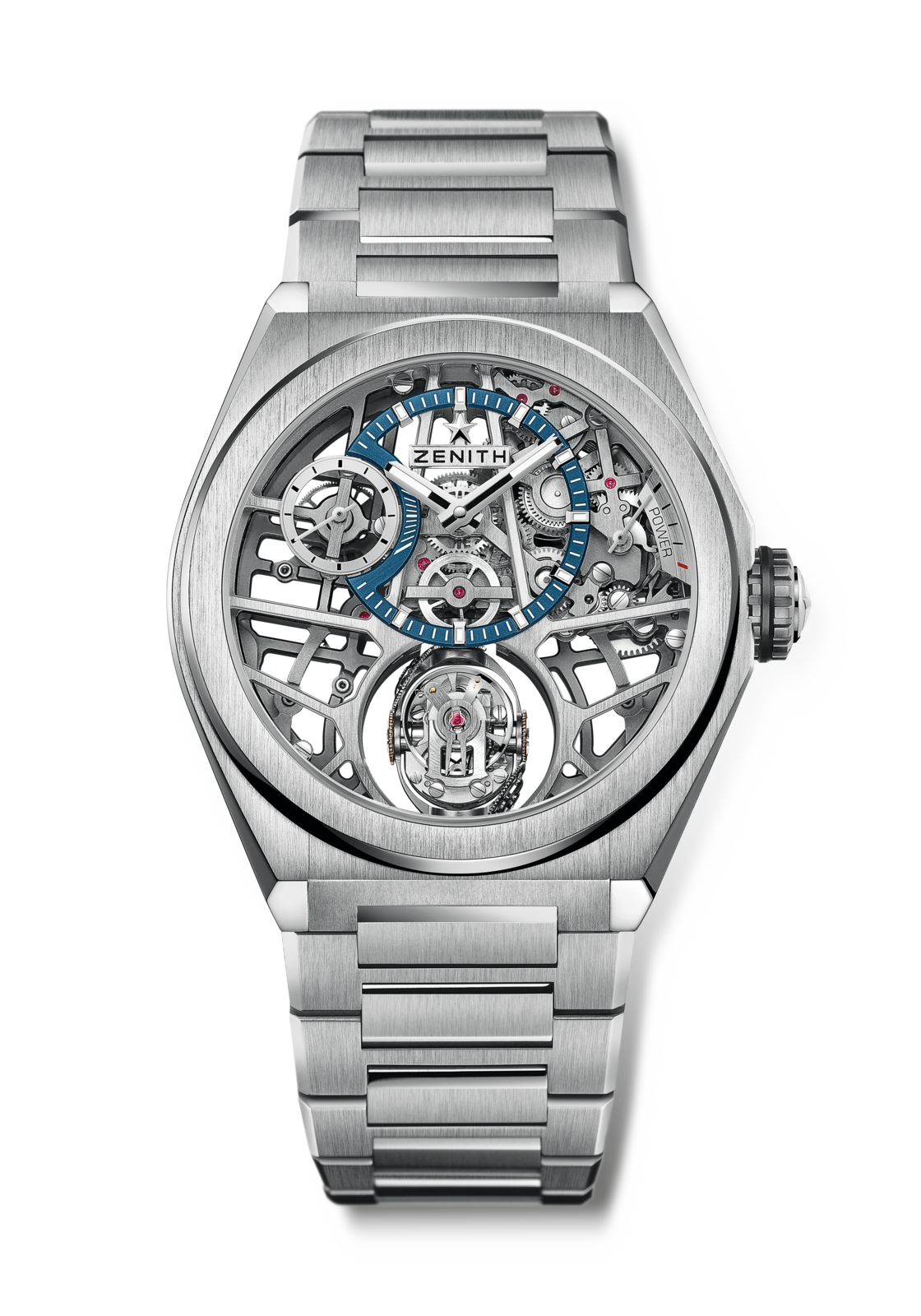 Zenith DEFY ZERO G 44 mm Silver Dial Brushed Titanium Bracelet 95.9000.8812/78.M9000