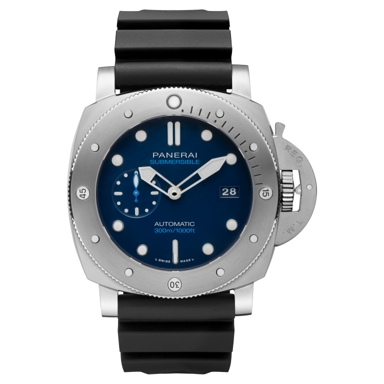 Panerai Submersible BMG-TECH™ 47 mm Blue Dial BMG-TECH™ Caoutchouc Accordeon Black Strap PAM02692