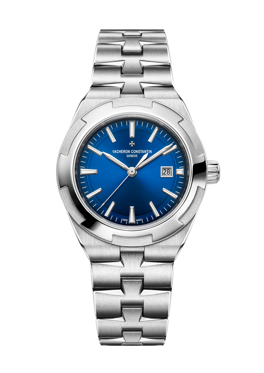 Vacheron Constantin Overseas self-winding 34.5 mm Blue Dial Stainless Steel Bracelet 4600V/200A-B980