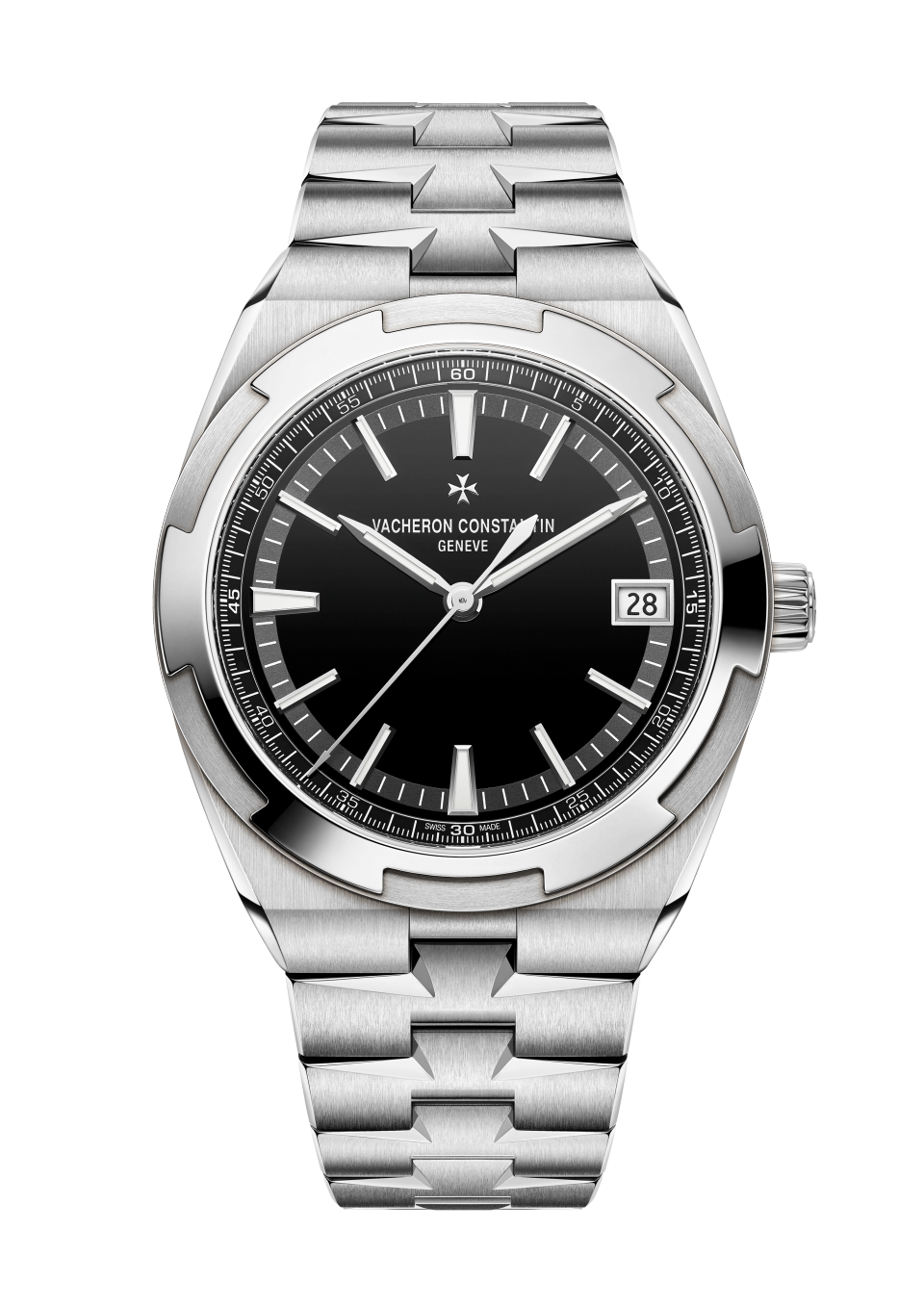 Vacheron Constantin Overseas self-winding 41 mm Black Dial Stainless Steel Bracelet 4520V/210A-B483