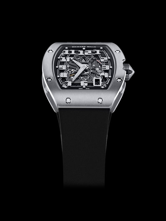 Richard Mille RM 67-01 Automatic Winding Extra Flat 29 mm Stainless Steel Dial Platinum Strap rm-67-01