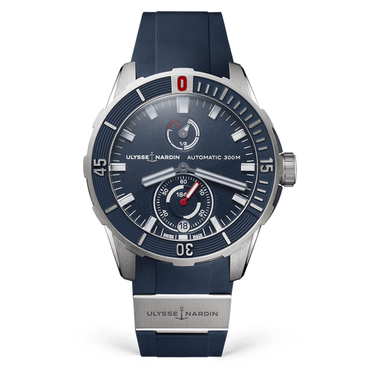 Ulysse Nardin Diver 44 mm Dark Blue Dial Titanium Rubber Strap 1183-170-3/93