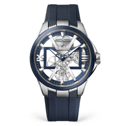 Ulysse Nardin Blast Skeleton X 42 mm Silver Dial Titanium Rubber Strap 3713-260-3/03