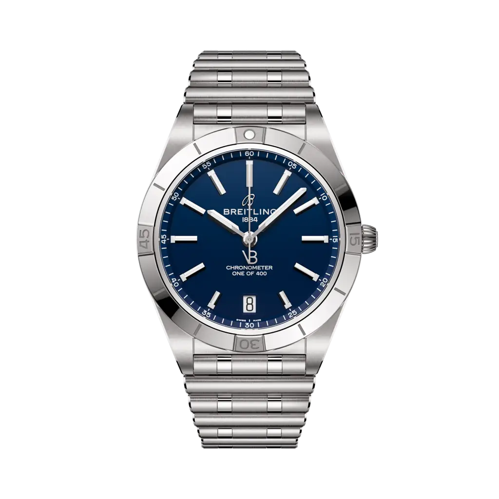 Breitling Chronomat Automatic 36 Victoria Beckham 36mm Blue Dial Stainless Steel Bracelet A103801A1C1A1