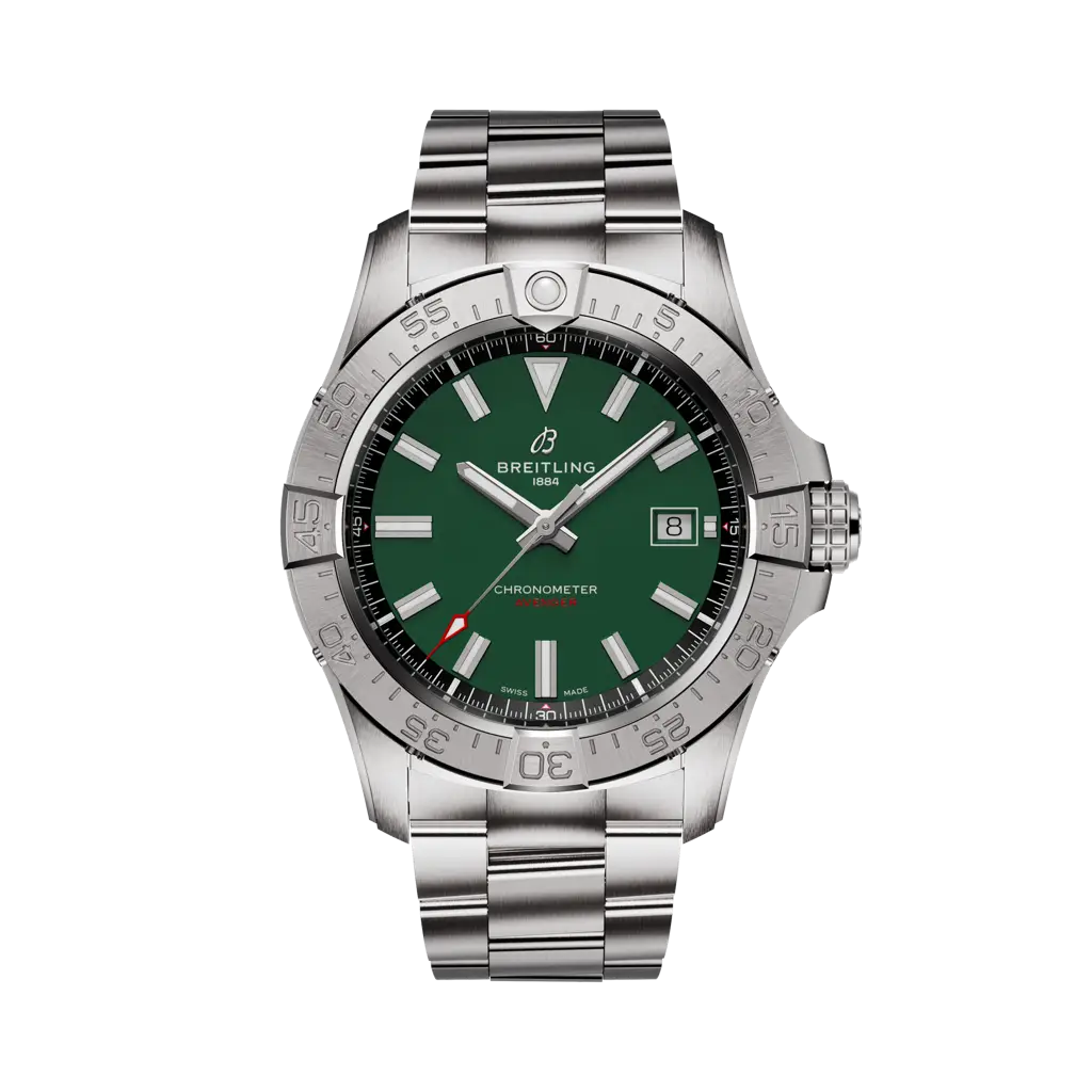 Breitling Avenger Automatic 42 mm Green Dial Stainless Steel Bracelet A17328101L1A1