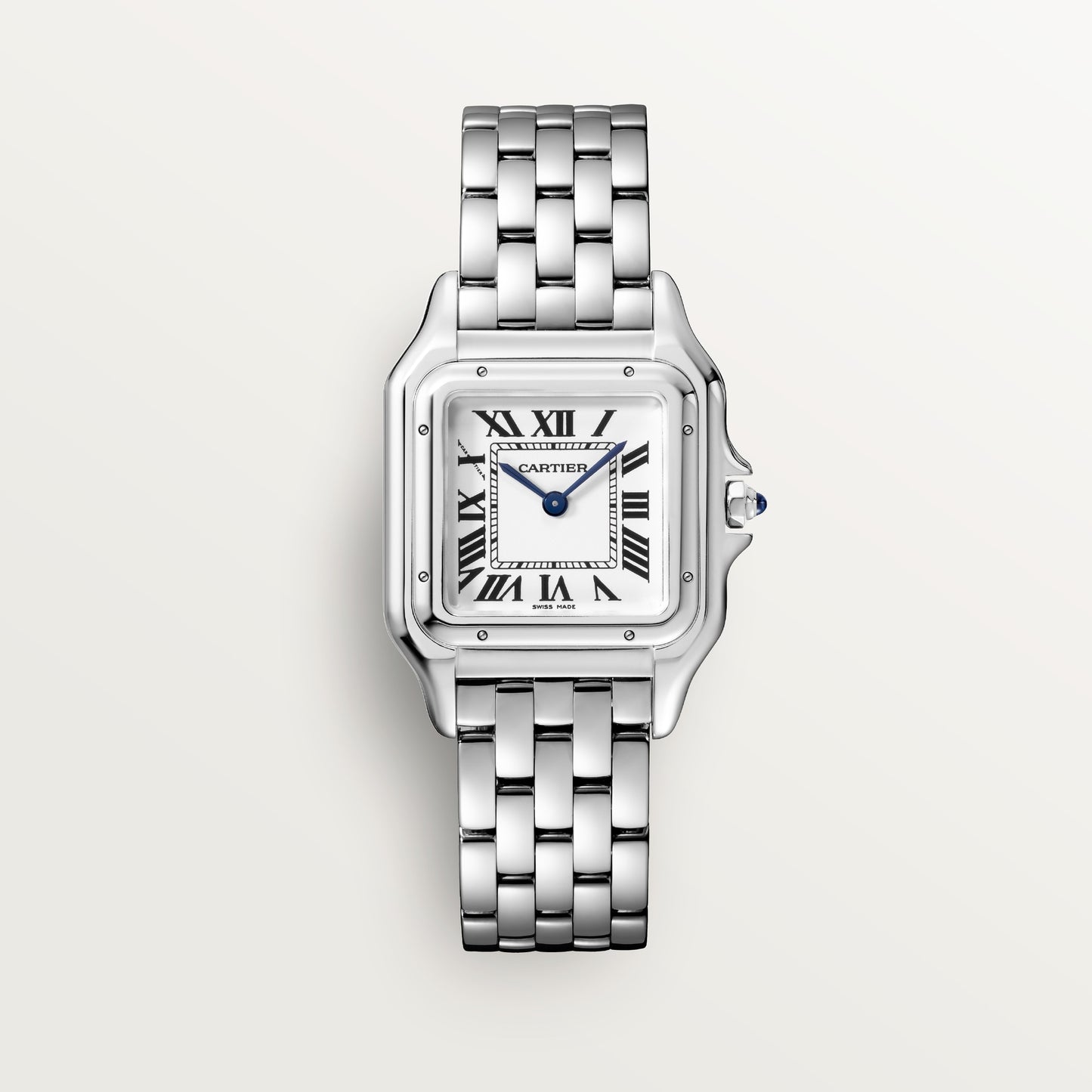 Cartier Panthère Medium Steel Silver Dial Bracelet WSPN0015