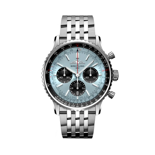 Breitling Navitimer B01 Chronograph 43 mm Black And Ocean Dial Stainless Steel Bracelet AB0138241C1A1