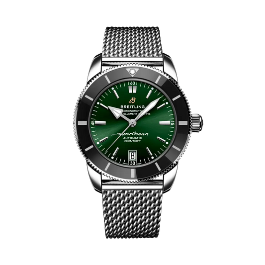 Breitling Superocean Heritage B20 Automatic 42 mm Green Dial Stainless Steel Bracelet AB2010121L1A1