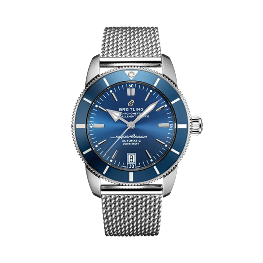 Breitling Superocean Heritage B20 Automatic 42 mm Blue Dial Stainless Steel Bracelet AB2010161C1A1