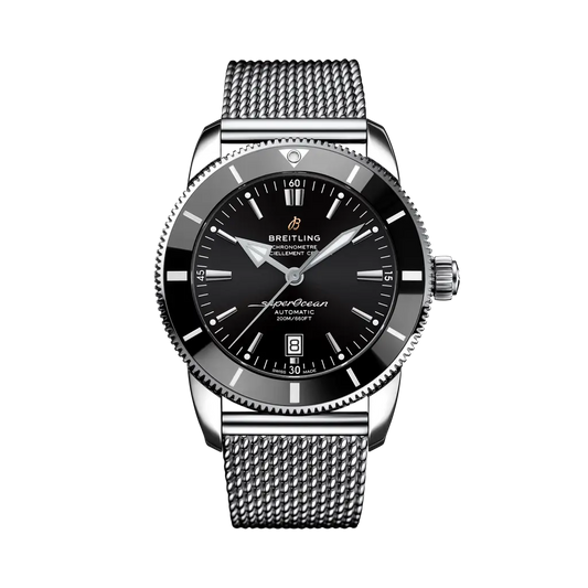 Breitling Superocean Heritage B20 Automatic 46 mm Black Dial Stainless Steel Bracelet AB2020121B1A1