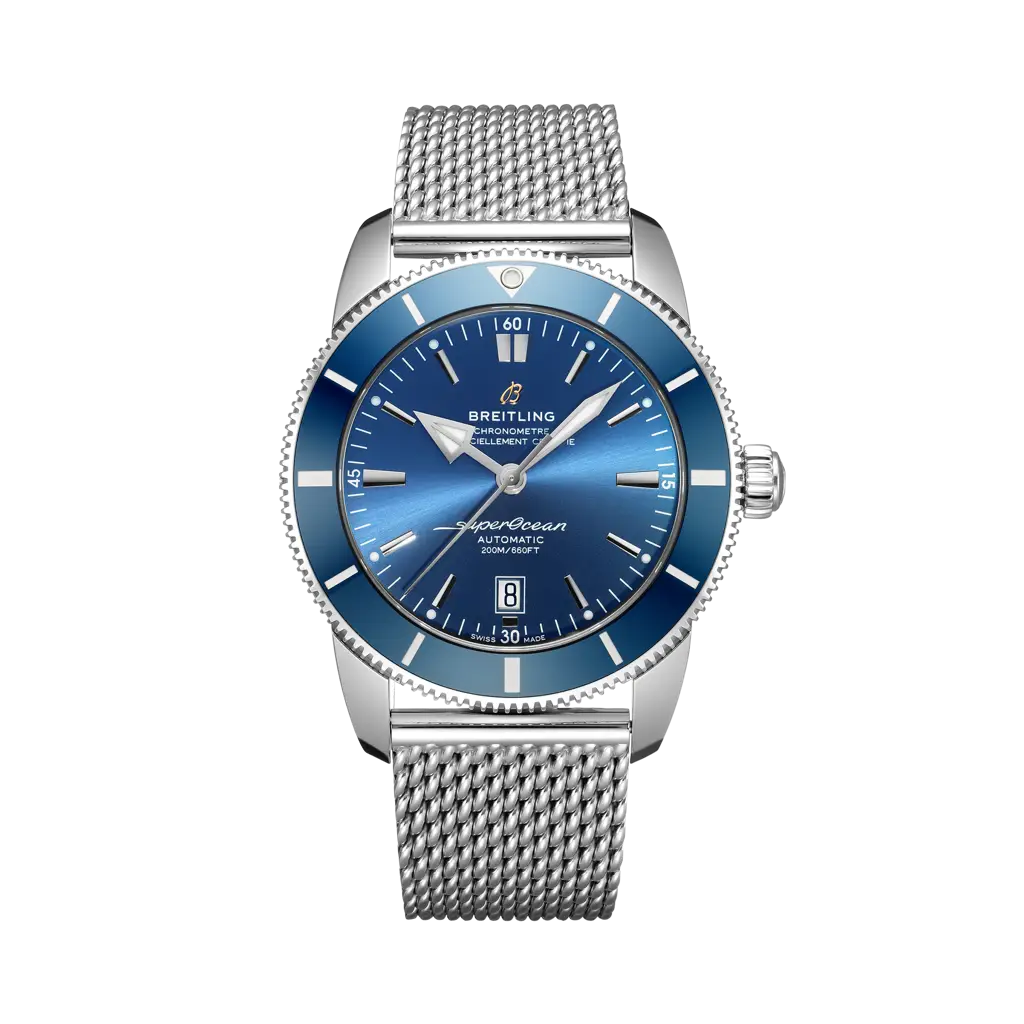 Breitling Superocean Heritage B20 Automatic 46 mm Blue Dial Stainless Steel Bracelet AB2020161C1A1