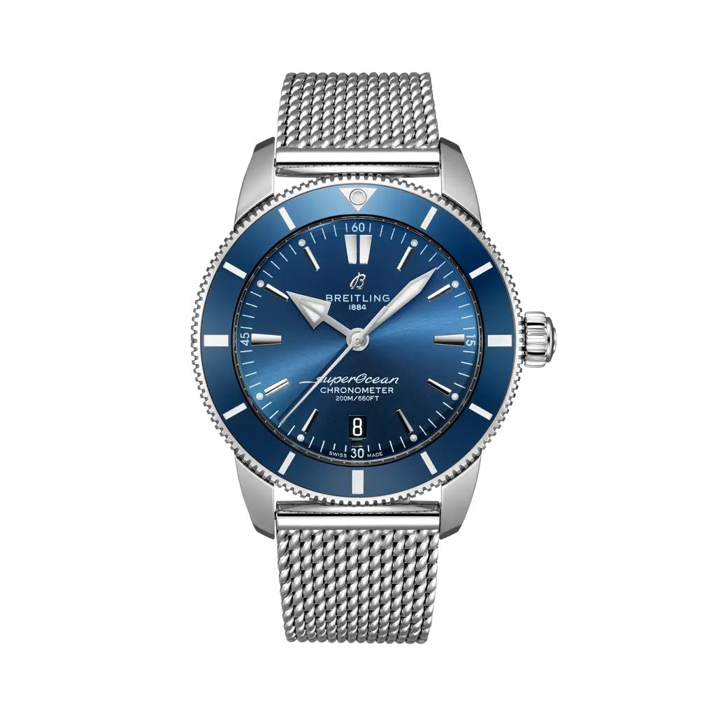 Breitling Superocean Heritage B20 Automatic 44 mm Blue Dial Stainless Steel Bracelet AB2030161C1A1