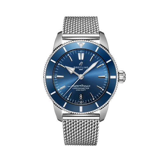 Breitling Superocean Heritage B20 Automatic 44 mm Blue Dial Stainless Steel Bracelet AB2030161C1A1