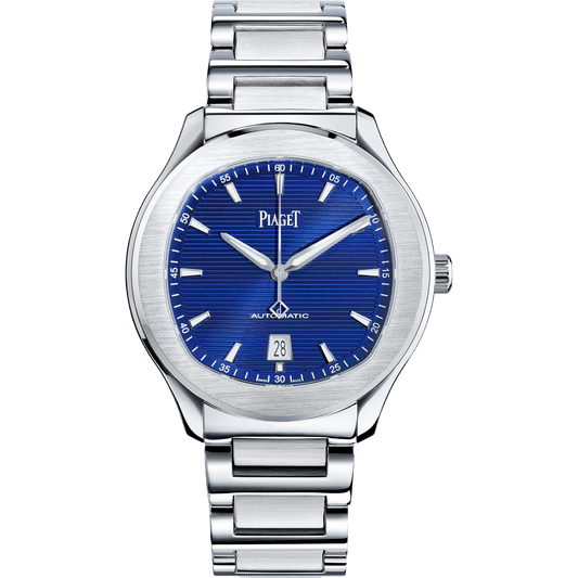 Piaget Piaget Polo Date watch 42 mm Blue Dial Stainless Steel Bracelet G0A41002