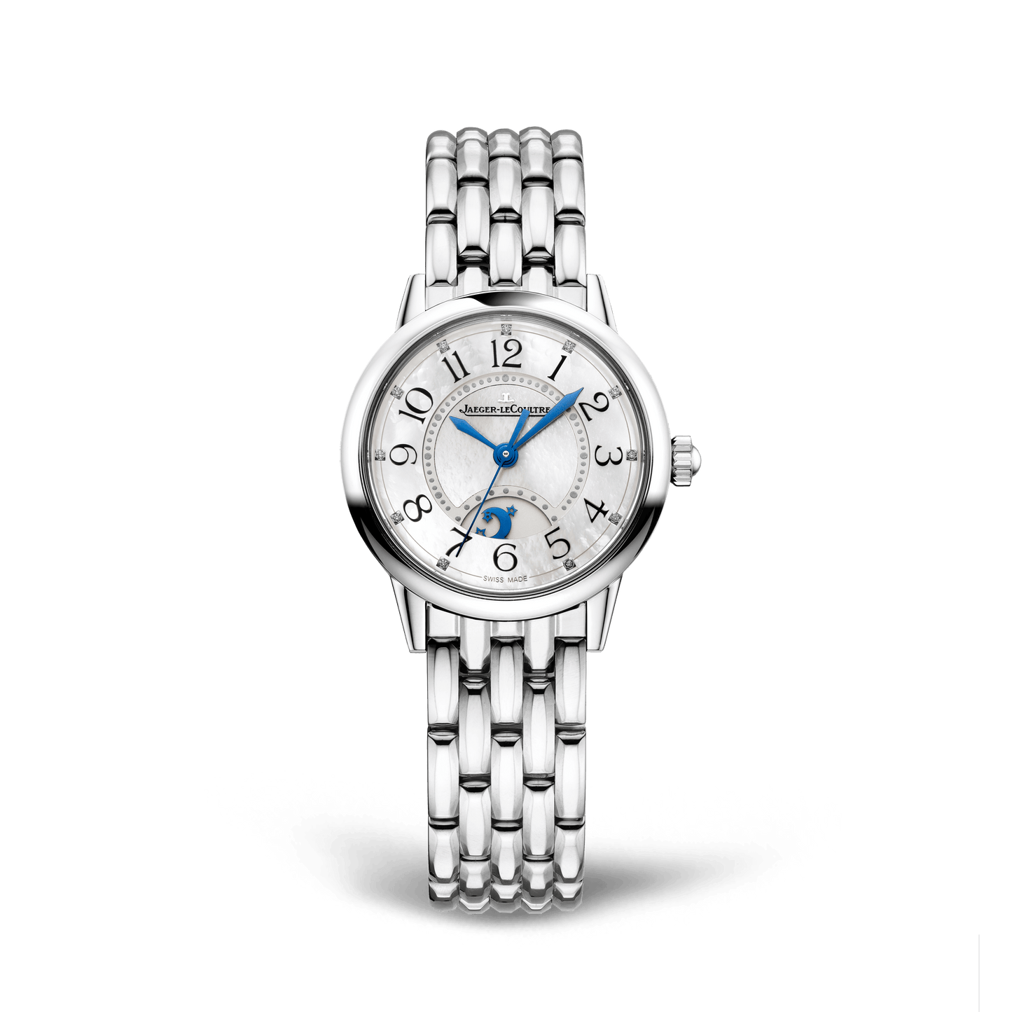 Jaeger-LeCoultre Rendez-Vous Classic Night & Day 29 mm Silvered Grey Dial Stainless Steel Bracelet Q3468110