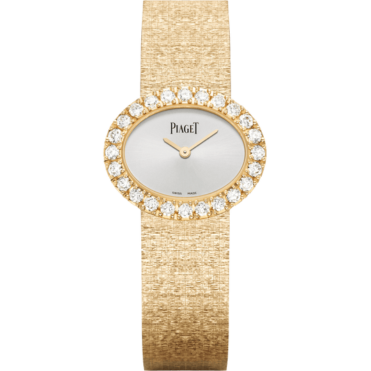 Piaget Extremely Lady watch 27 x 22 mm Silver Dial with Diamonds 18k Rose Gold Bracelet G0A40212