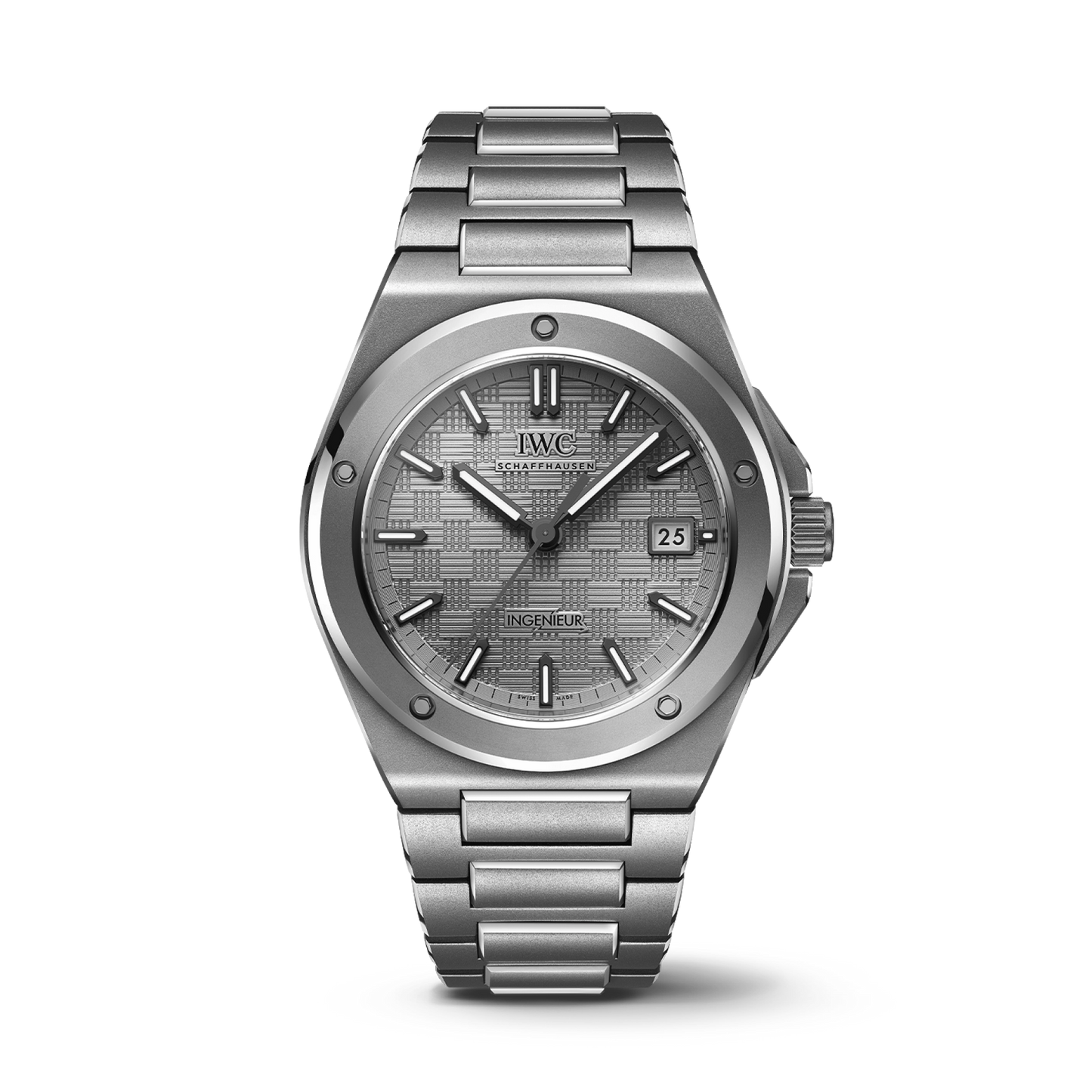 IWC Schaffhausen Ingenieur Automatic 40 mm Rhodium Dial Titanium  Bracelet IW328904