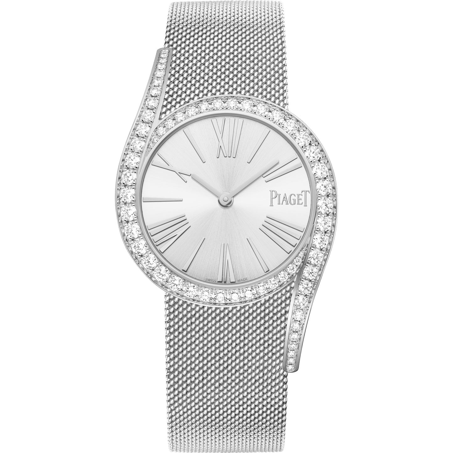 Piaget Limelight Gala watch 32 mm Silver Dial with Diamonds 18K White Gold Bracelet G0A48212