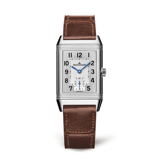 Jaeger-LeCoultre Reverso Classic Duoface Small Seconds 42.9 x 25.5 mm Black Dial Stainless Steel Calfskin Leather Strap Q2458422