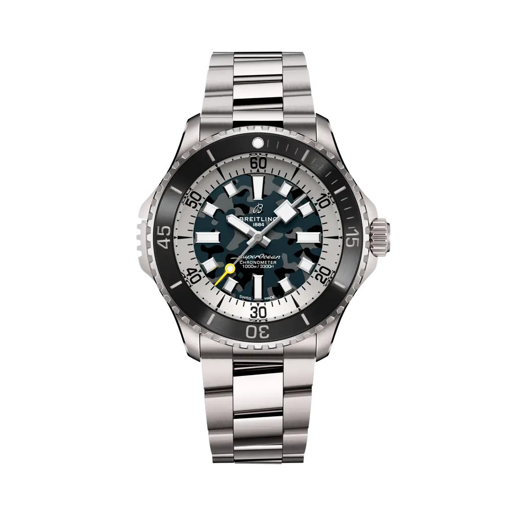 Breitling Superocean Automatic 46 Super Diver 46 mm Black Dial Titanium Bracelet E10379351B1E1