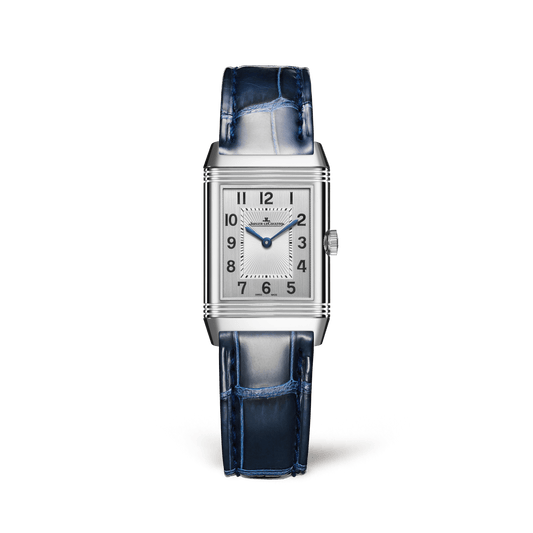 Jaeger-LeCoultre Reverso Classic Duetto 34.2 x 21 mm Silvered Grey Dial Stainless Steel Alligator Leather Strap Q2668432