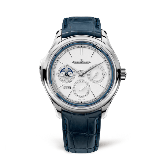 Jaeger-LeCoultre Master Grande Tradition Calibre 950 43 mm White Dial White Gold Alligator Leather Strap Q5233420