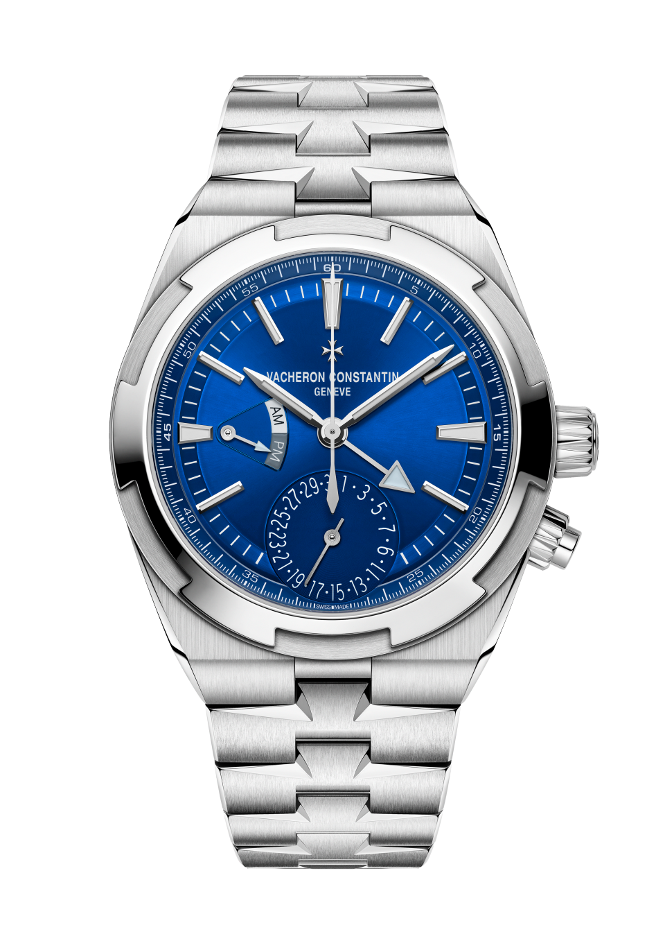 Vacheron Constantin Overseas dual time 41 mm Blue Dial Stainless Steel Bracelet 7920V/210A-B334