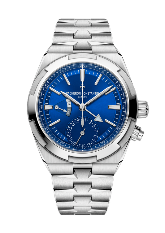 Vacheron Constantin Overseas dual time 41 mm Blue Dial Stainless Steel Bracelet 7920V/210A-B334