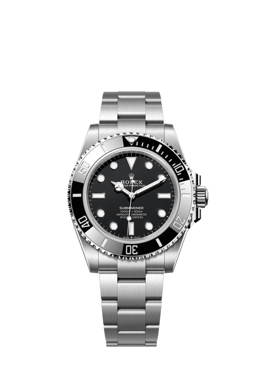 Rolex Submariner 41 mm Black Dial With Large Luminescent Hour Markers. Dial Oystersteel Oyster Bracelet m124060-0001