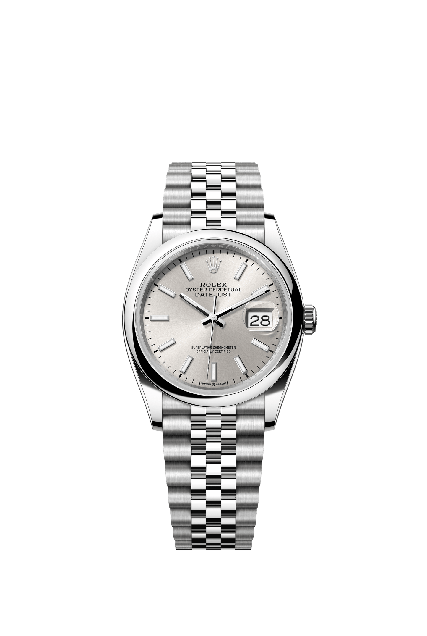 Rolex Datejust 36 36mm Silver Dial Oystersteel Jubilee Bracelet m126200-0001