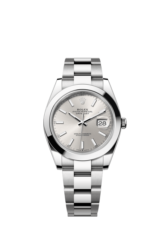 Rolex Datejust 41 41 mm Silver Dial Oystersteel Oyster Bracelet m126300-0003