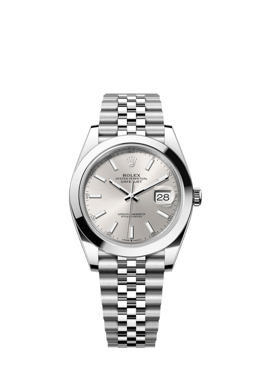 Rolex Datejust 41 41 mm Silver Dial Oystersteel Jubilee Bracelet m126300-0004