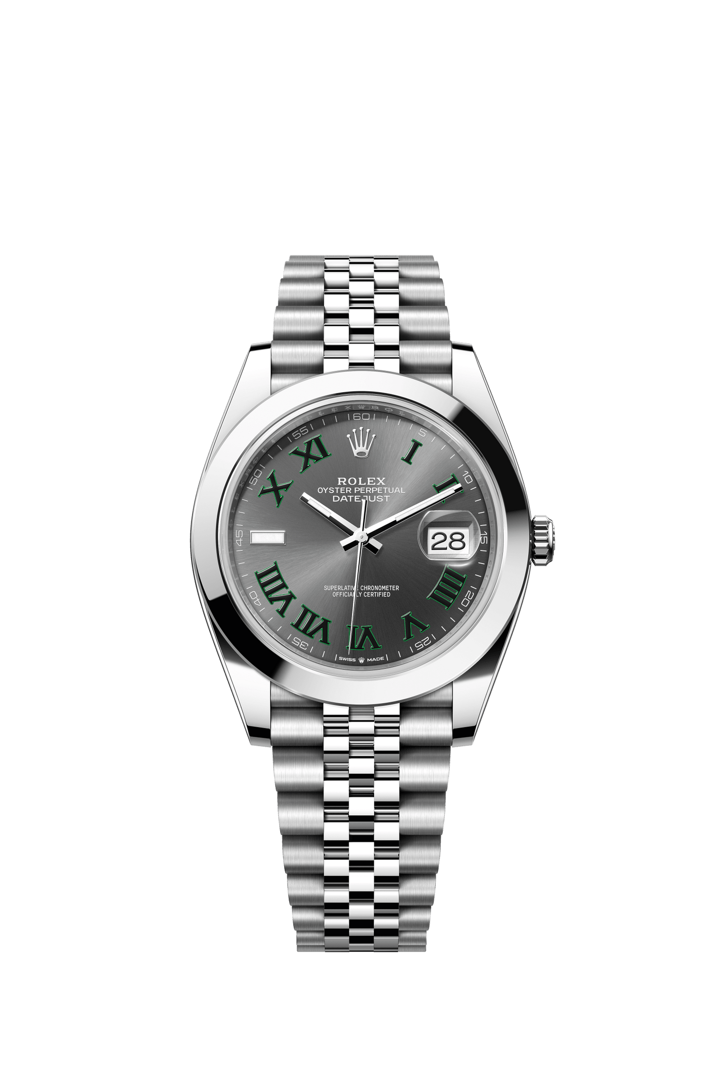 Rolex Datejust 41 41 mm Slate  Dial Oystersteel Jubilee Bracelet m126300-0014