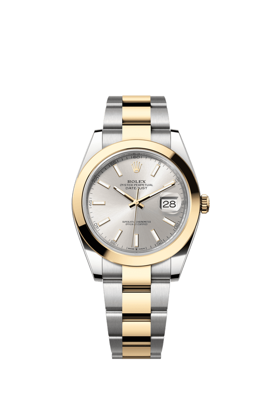 Rolex Datejust 41 41 mm Silver Dial Oystersteel and 18k Yellow Gold Oyster Bracelet m126303-0001