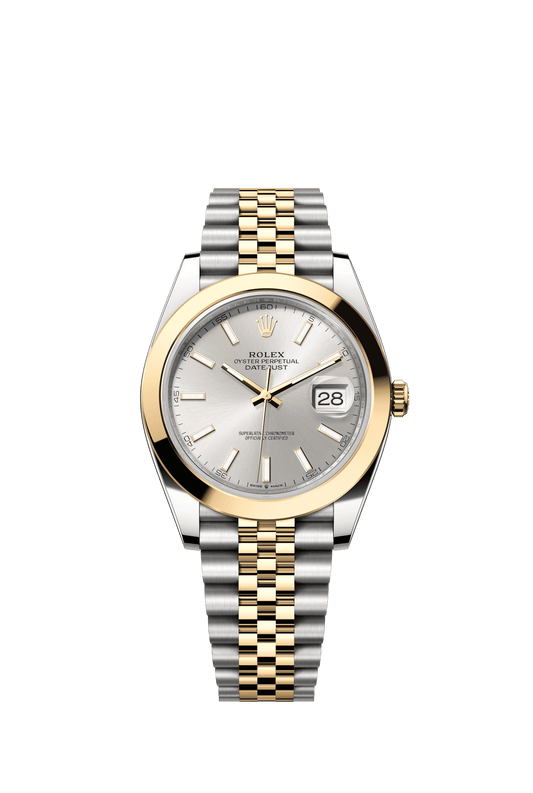 Rolex Datejust 41 41 mm Silver  Dial Oystersteel and 18k Yellow Gold Jubilee Bracelet m126303-0002