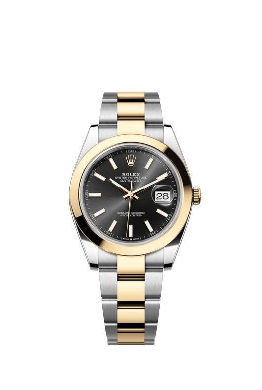 Rolex Datejust 41 41 mm Bright Black Dial Oystersteel and 18k Yellow Gold Oyster Bracelet m126303-0013