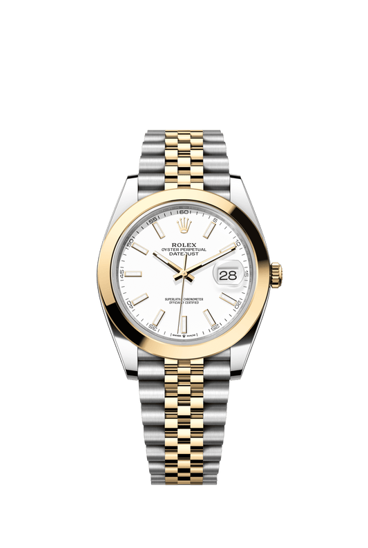 Rolex Datejust 41 41 mm White  Dial Oystersteel and 18k Yellow Gold Jubilee Bracelet m126303-0016