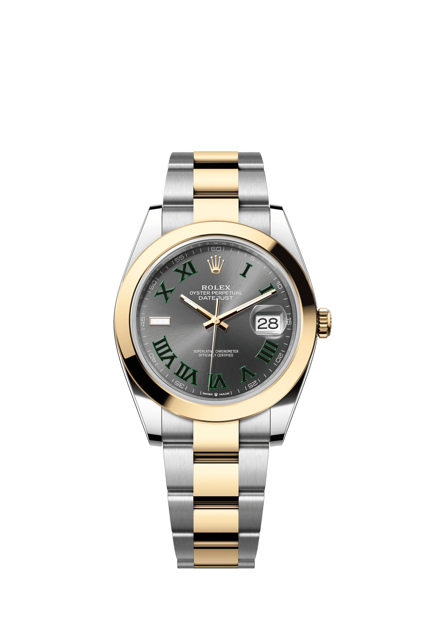 Rolex Datejust 41 41 mm Slate Dial Oystersteel and 18k Yellow Gold Oyster Bracelet m126303-0019