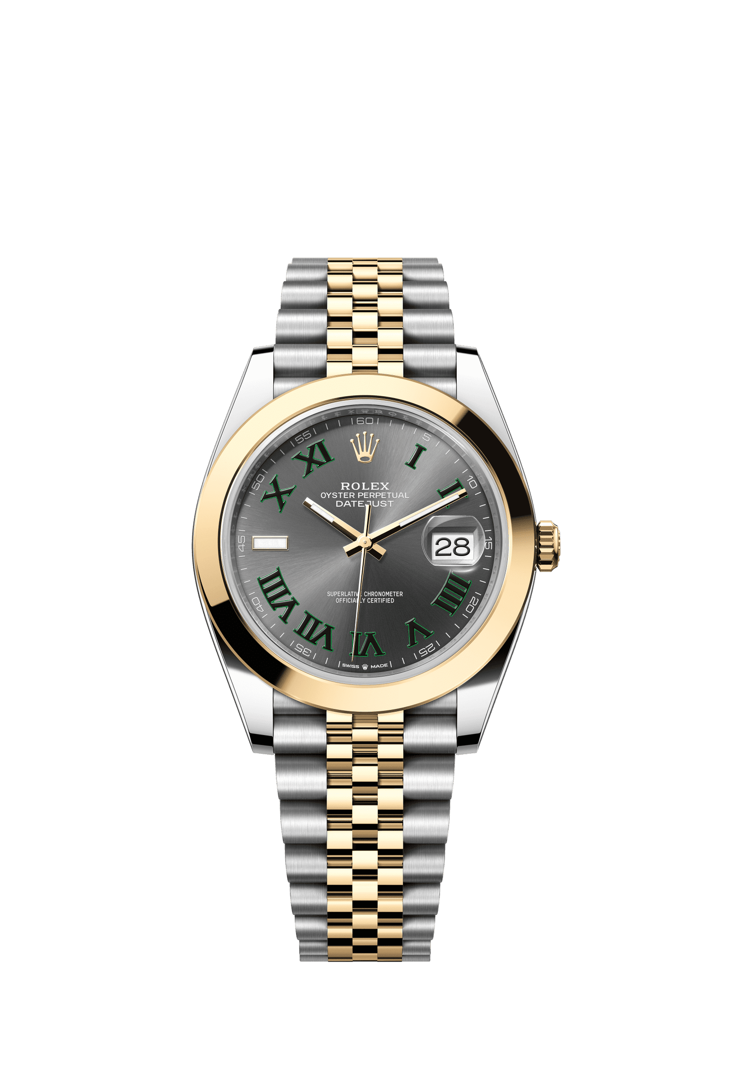 Rolex Datejust 41 41 mm Slate  Dial Oystersteel and 18k Yellow Gold Jubilee Bracelet m126303-0020