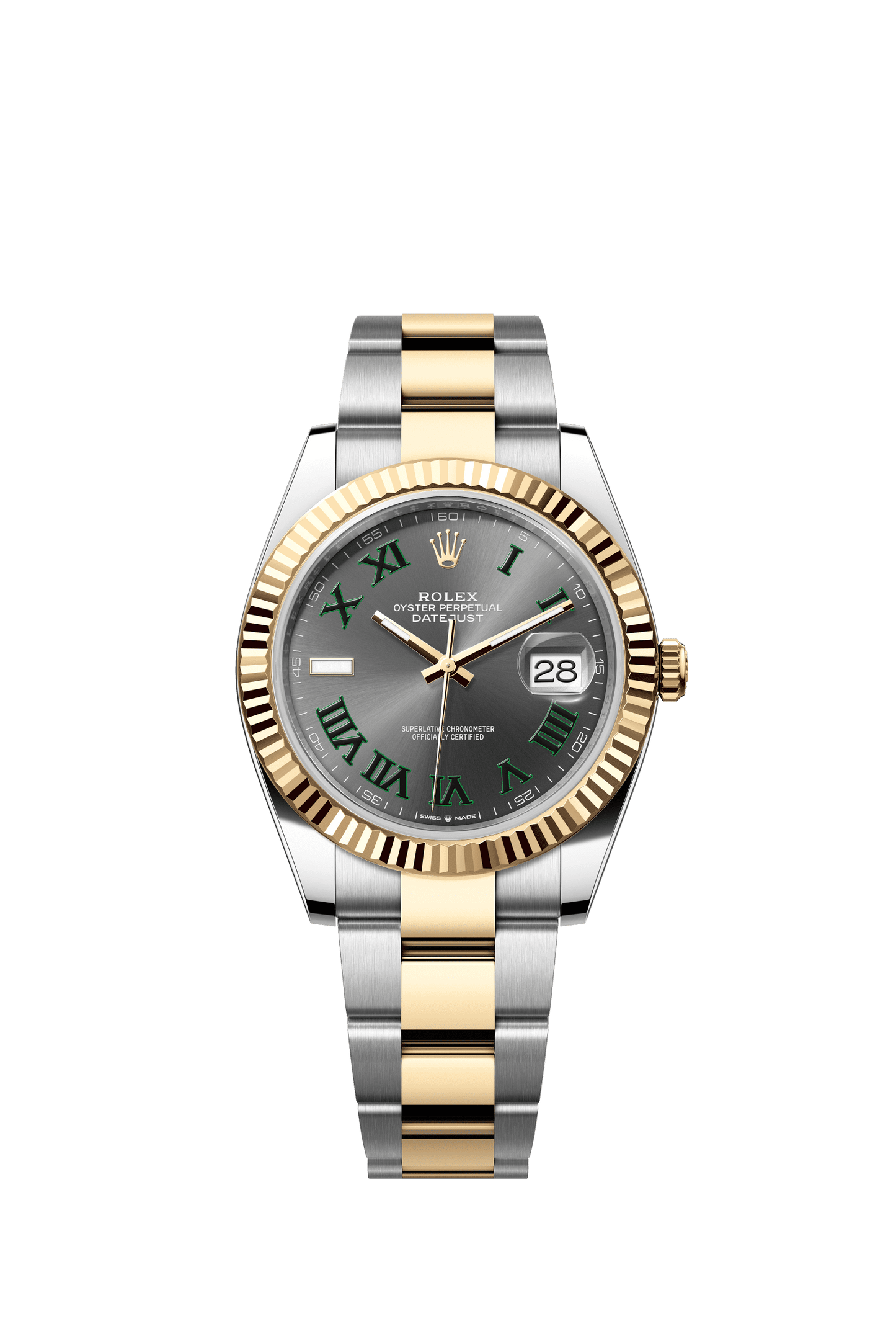 Rolex Datejust 41 41 mm Slate  Dial Oystersteel and 18k Yellow Gold Oyster Bracelet m126333-0019