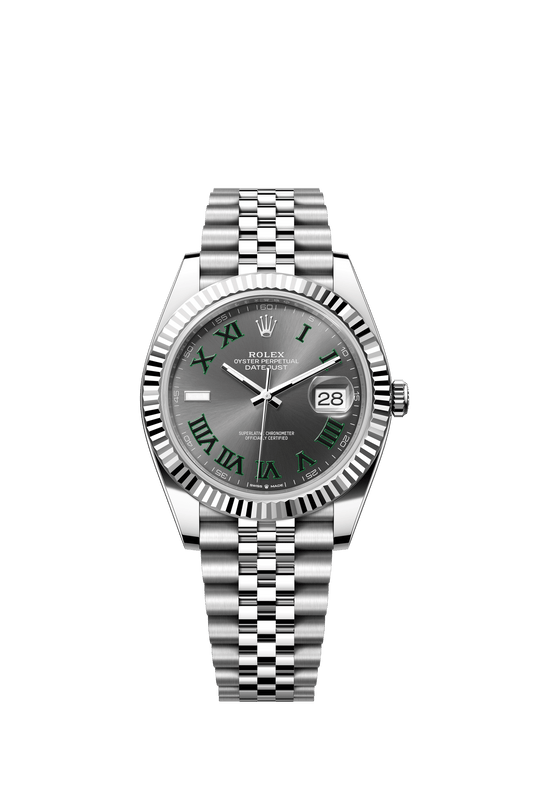 Rolex Datejust 41 41 mm Slate  Dial Oystersteel and White Gold Jubilee Bracelet m126334-0022