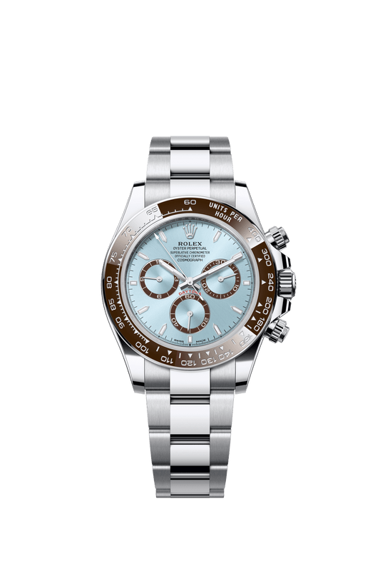 Rolex Cosmograph Daytona 40 mm Ice-Blue Dial Platinum Oyster Bracelet m126506-0001