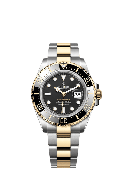 Rolex Sea-Dweller 43 mm Black Dial Oystersteel And Yellow Gold Oyster Bracelet m126603-0001