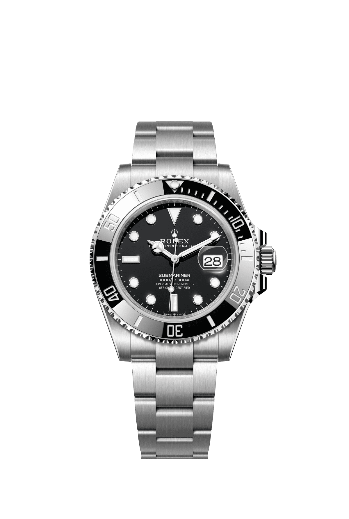 Rolex Submariner Date 41 mm Black Dial Oystersteel  Oystersteel Bracelet m126610ln-0001