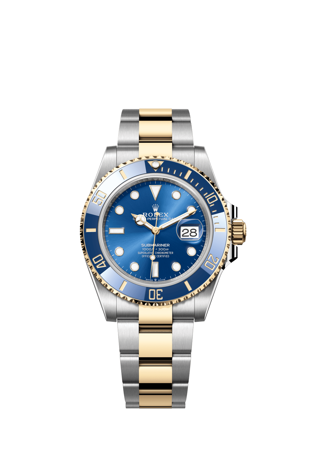 Rolex Submariner Date 41 mm Royal Blue Dial Oystersteel And Yellow Gold Yellow Rolesor Bracelet m126613lb-0002