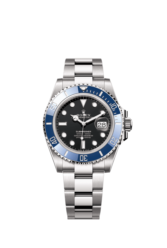 Rolex Submariner Date 41 mm Black Dial 18 Kt White Gold Oyster Bracelet m126619lb-0003