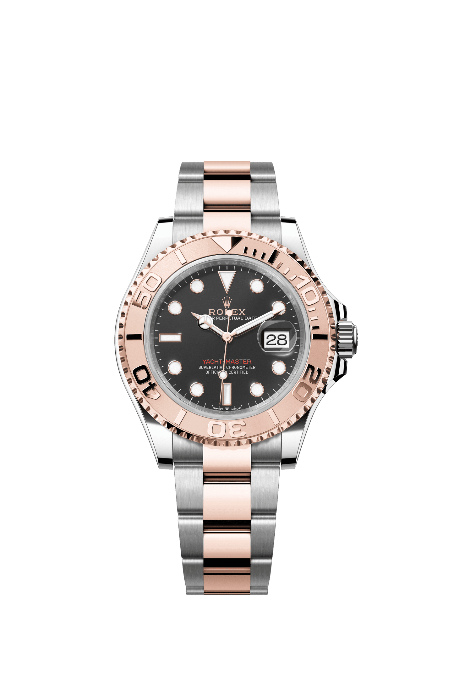 Rolex Yacht-Master 40 40 mm Intense black Dial Oystersteel and Everose gold  Oyster bracelet m126621-0002