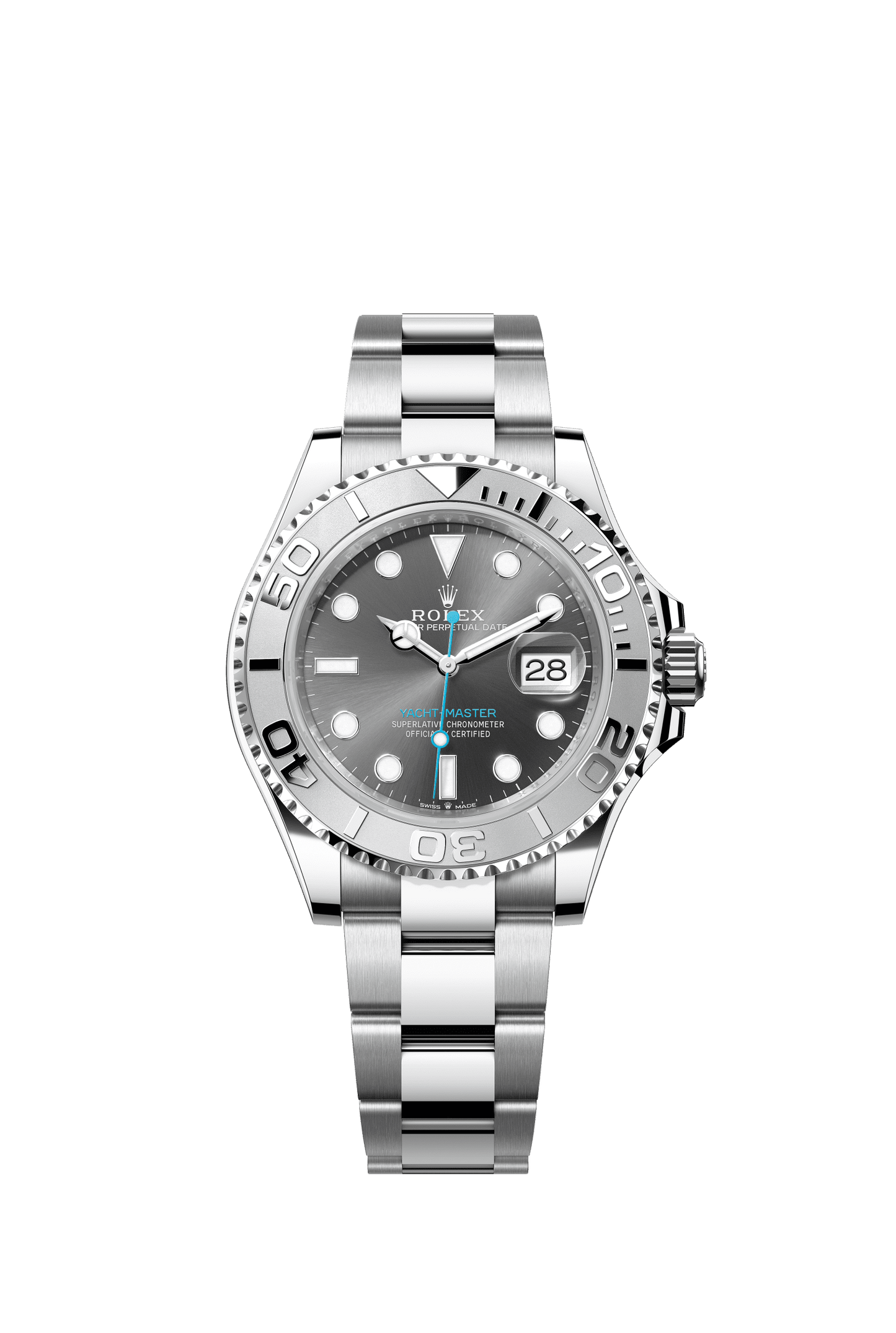 Rolex Yacht-Master 40 40 mm Slate Dial Oystersteel and platinum  Oyster bracelet m126622-0001