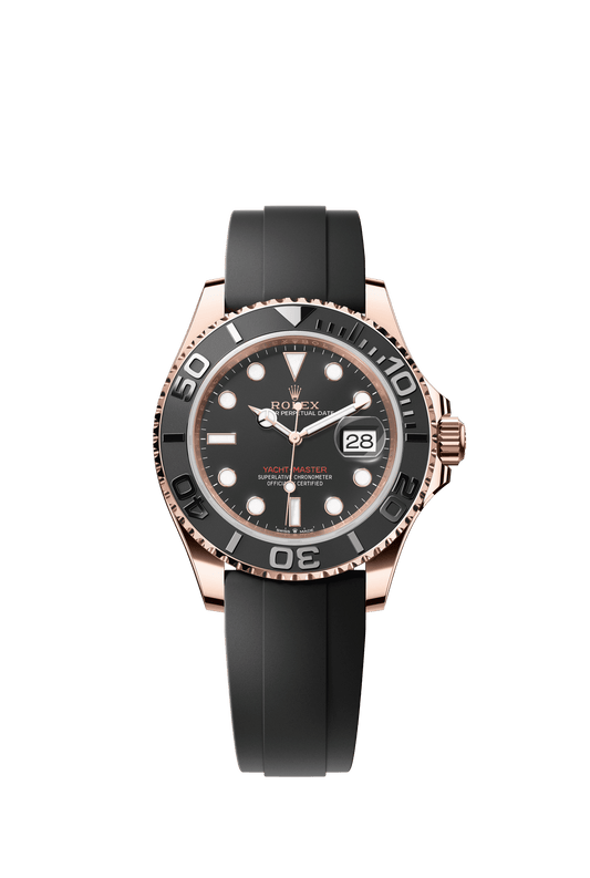 Rolex Yacht-Master 40 40 mm Intense black Dial 18 kt Everose gold  Oysterflex bracelet m126655-0002